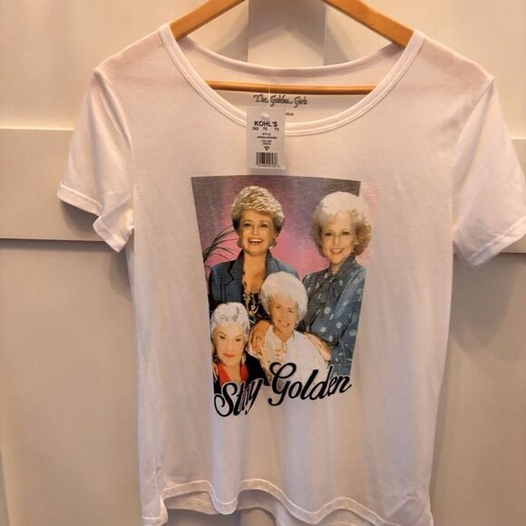 NEW W/ Tags The Golden Girls Officially Licensed Tee Shirt Graphic Tee Sz Med - Picture 1 of 4